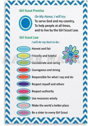 Girl scout promise - girl,