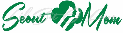 Scout mom girl scouts vinyl - girl,
